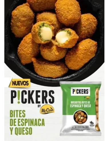 Pickers Bite Espinaca & Queso X 2000 Gr